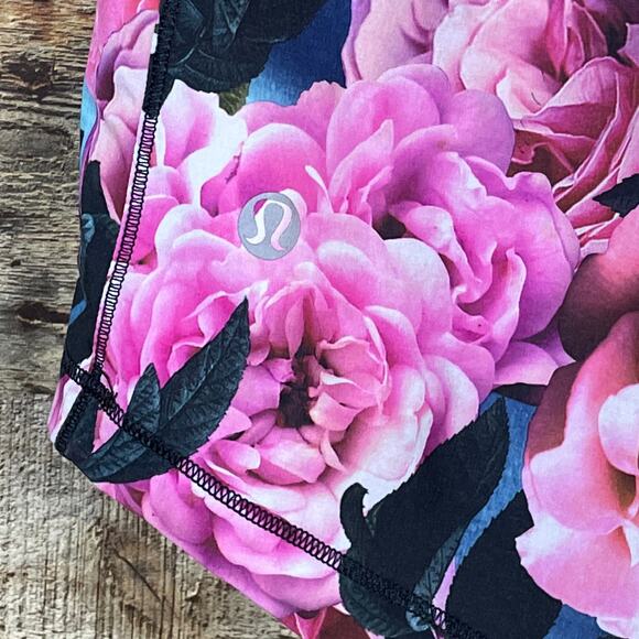 Lululemon Lightened Up Singlet Racerback Tank Top Secret Garden Black SZ 4 6 - Picture 6 of 8